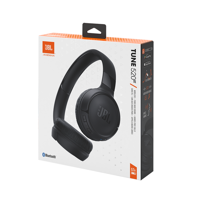 JBL Tune 520BT - Black - Wireless on-ear headphones - Detailshot 10 image number null